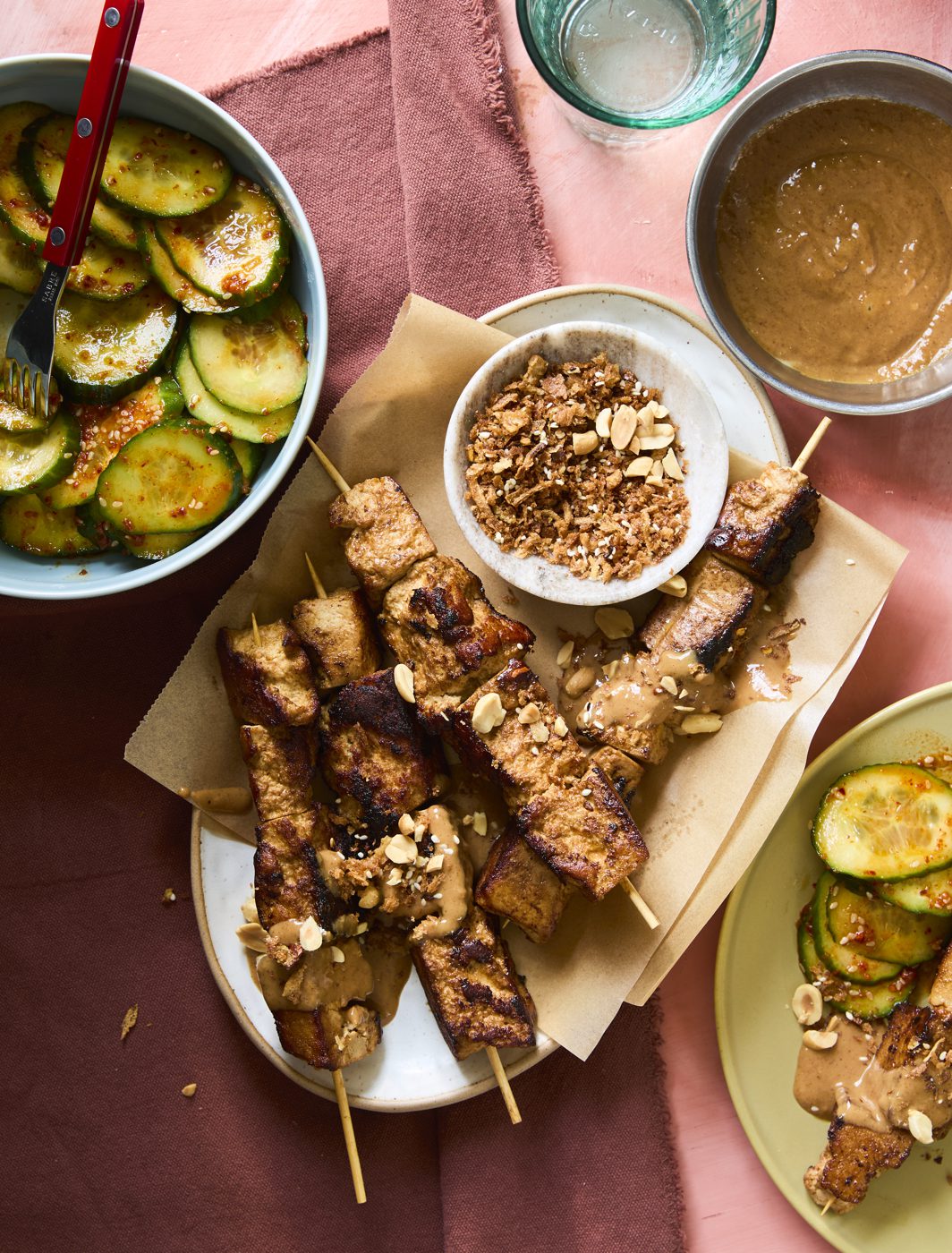 Tofu saté met pindasaus
